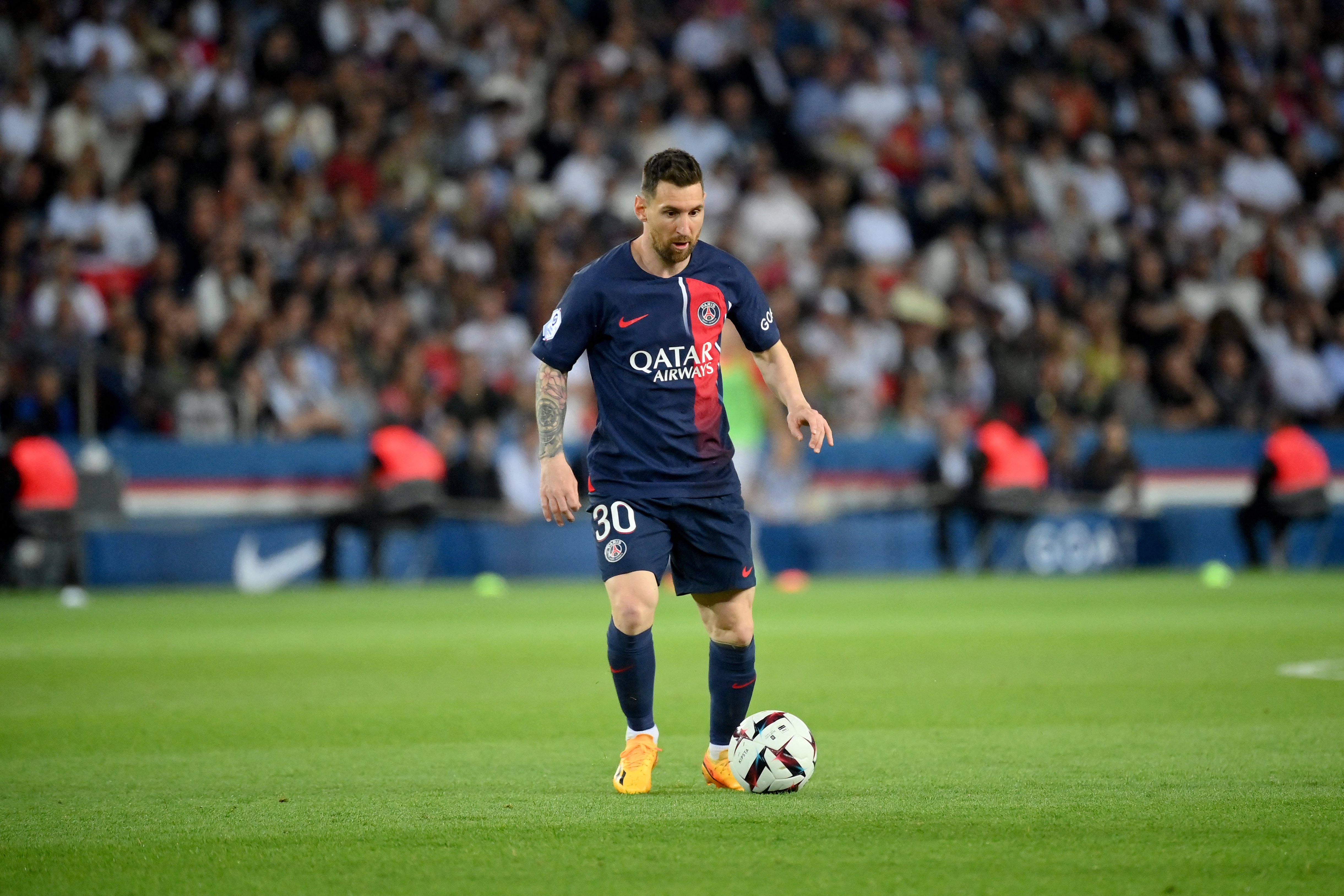 Veja as fotos do último jogo de Messi pelo Paris Saint-Germain