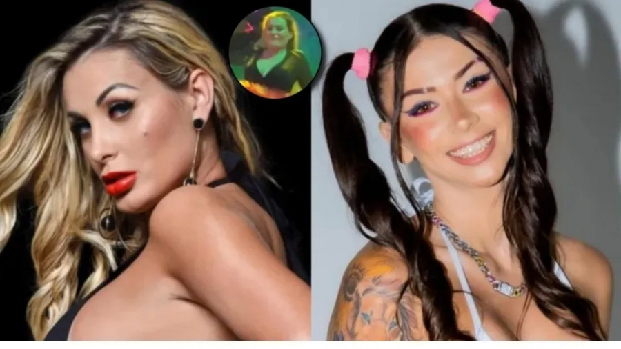 Andressa Urach faz performance no palco da MC Pipokinha e internet reage: