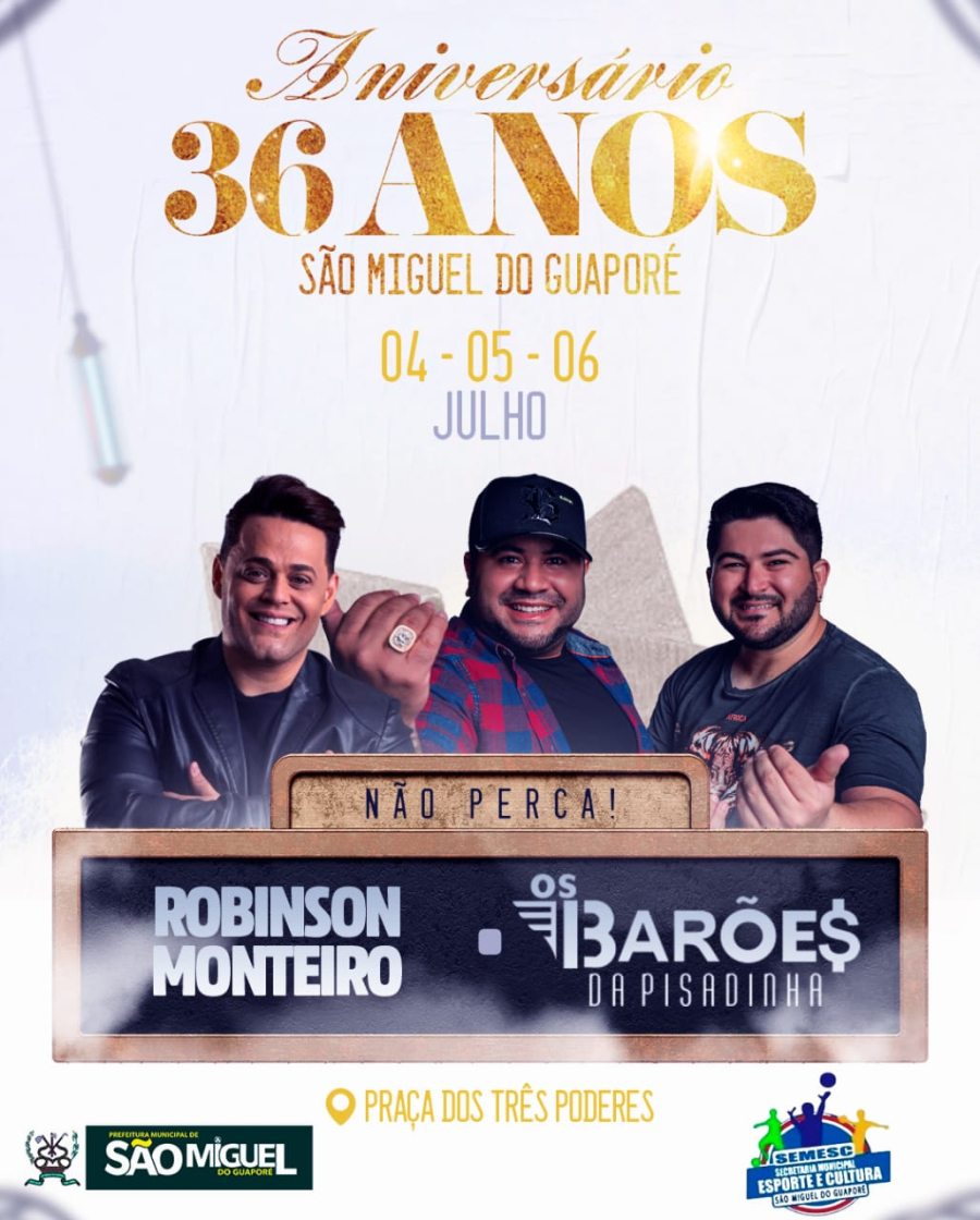 São Miguel celebra 36 anos com grande festa de 4 a 6 de Julho.