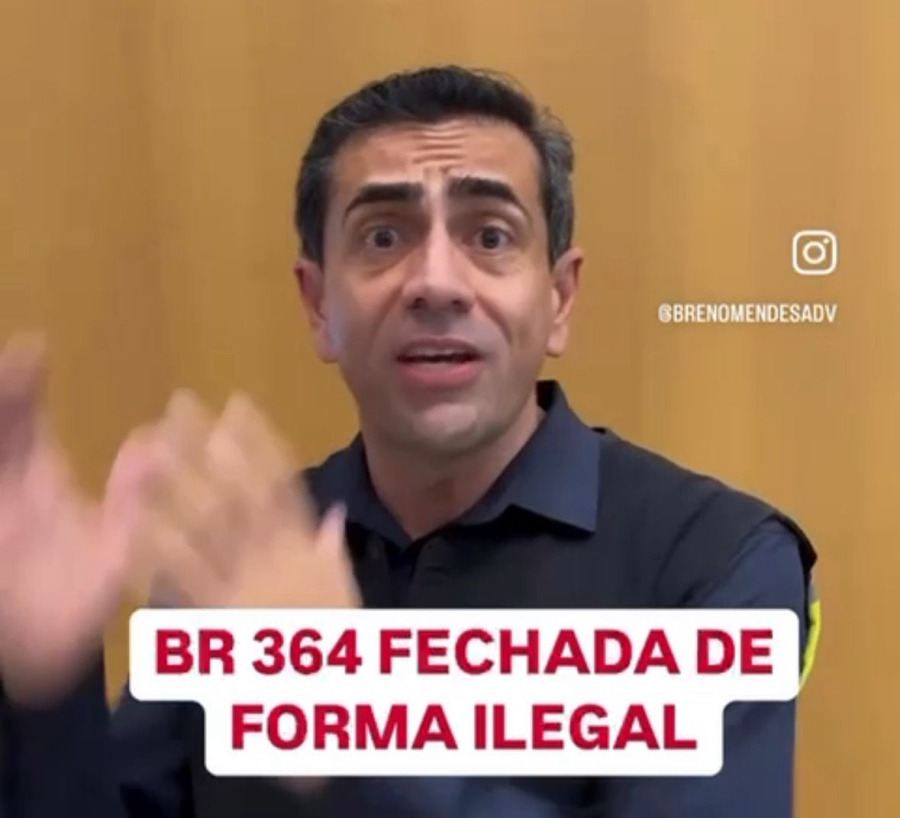 Dr. Breno Mendes se posiciona contra bloqueio da BR-364 e cobra ação da PRF