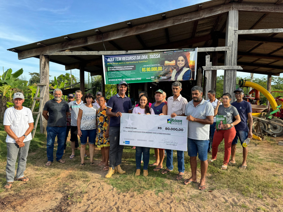 Associação APROAF recebe novos equipamentos agrícolas adquiridos com emenda da deputada Dra. Taíssa Sousa